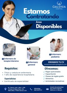 Oportunidades laborales Galenia en enfermería